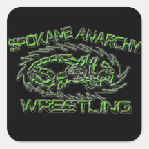 3" Spokane Anarchy Wrestling Logo Sticker