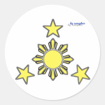 3 stars & a sun sticker