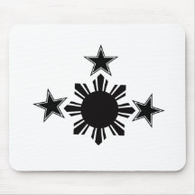 3 Stars and A Sun Mousepad