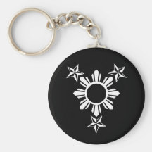3 Stars and Sun Keychain