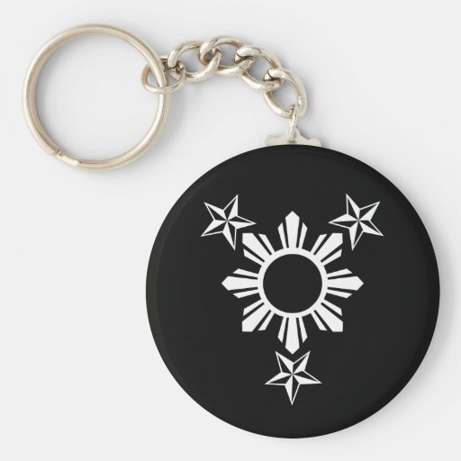 3 Stars and Sun Keychain
