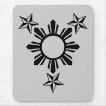 3 Stars and Sun Mouse Mats