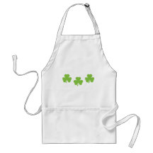 3 three shamrocks apron