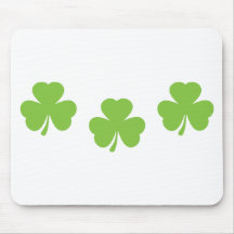 3 three shamrocks mouse pad