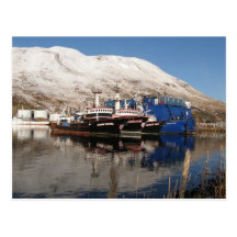 3 Trawlers at the Icicle Barge Post Card