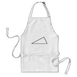 3 triangle aprons