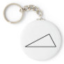 3 triangle keychain