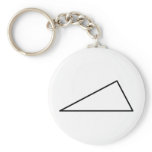 3 triangle keychains