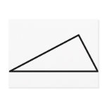 3 triangle post card
