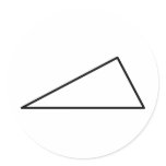 3 triangle stickers