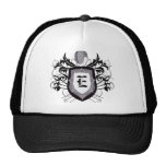 3 Weapons Crest Fencing B&W Hat