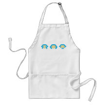 3 Wise Monkeys Aprons