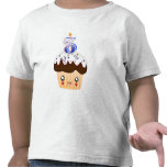 3 Year Cupcake T - Blue Tee Shirts