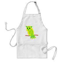 3-Yellow Owl Apron
