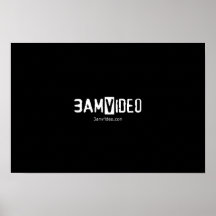 3AM Video Logo Poster