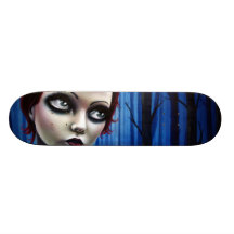 3Back in the Woods, Under Ashes, There Are Stones Custom Skate Board