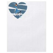 3D Alice & Blue Heart Flyer
