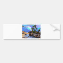 3d art seeing is believing bumper sticker