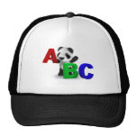 3d Baby Panda ABC hats