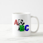 3d Baby Panda ABC mugs