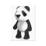 3d Baby Panda Stands Still Gallery Wrap Canvas