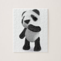 3d Baby Panda Thinking Puzzle