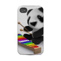 3d Baby Panda Xylophone Tough Iphone 4 Cover