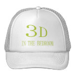 3d bedroom trucker hats