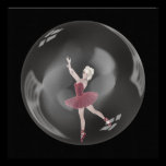 3D Bubble Ballerina 3 invitations