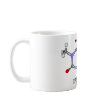3D Caffiene Molecule Mug