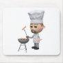 3d Chef Barbecue Mousepad