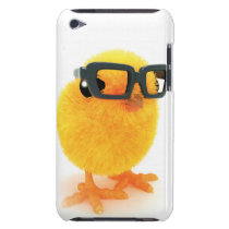 3d Chick in Glasses Barely There Ipod Covers