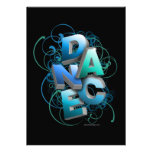 3D Dance (Spring) Recital Invitation