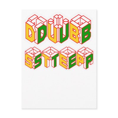 3D Dubstep shirt Post Card by dubsteptshirts