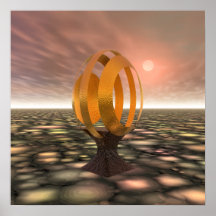 3D Egg Sparkle! Posters