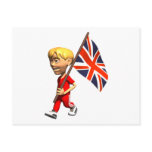 3D England Postcard