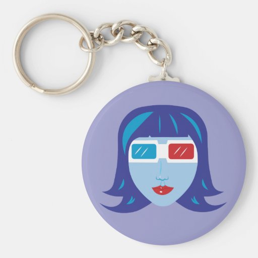 3D Girl Keychains