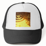 3d-gold-ripple mesh hat