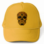 3D Gold Skull hats