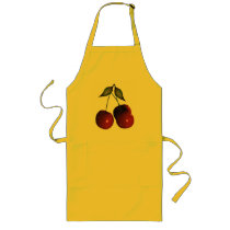 3D Halftone Cherries Aprons