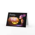 3d Happy Halloween Mouse Pumpkin cards
