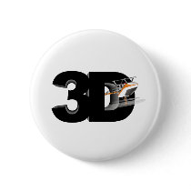 3d Helicopter Pinback Buttons
