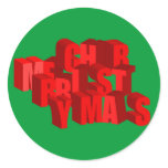 3D Merry Christmas Sticker