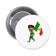 3D Mexico Pins