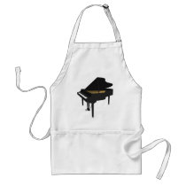 3D Model: Black Grand Piano: Apron