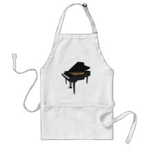 3D Model: Black Grand Piano: Apron