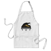 3D Model: Black Grand Piano: Aprons