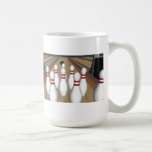 3D Model: Bowling Pins on Lane: Mugs