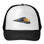3D Model: Freight Train: Railroad: Trucker Hat