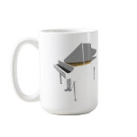 3D Model: White Grand Piano: Coffee Mugs